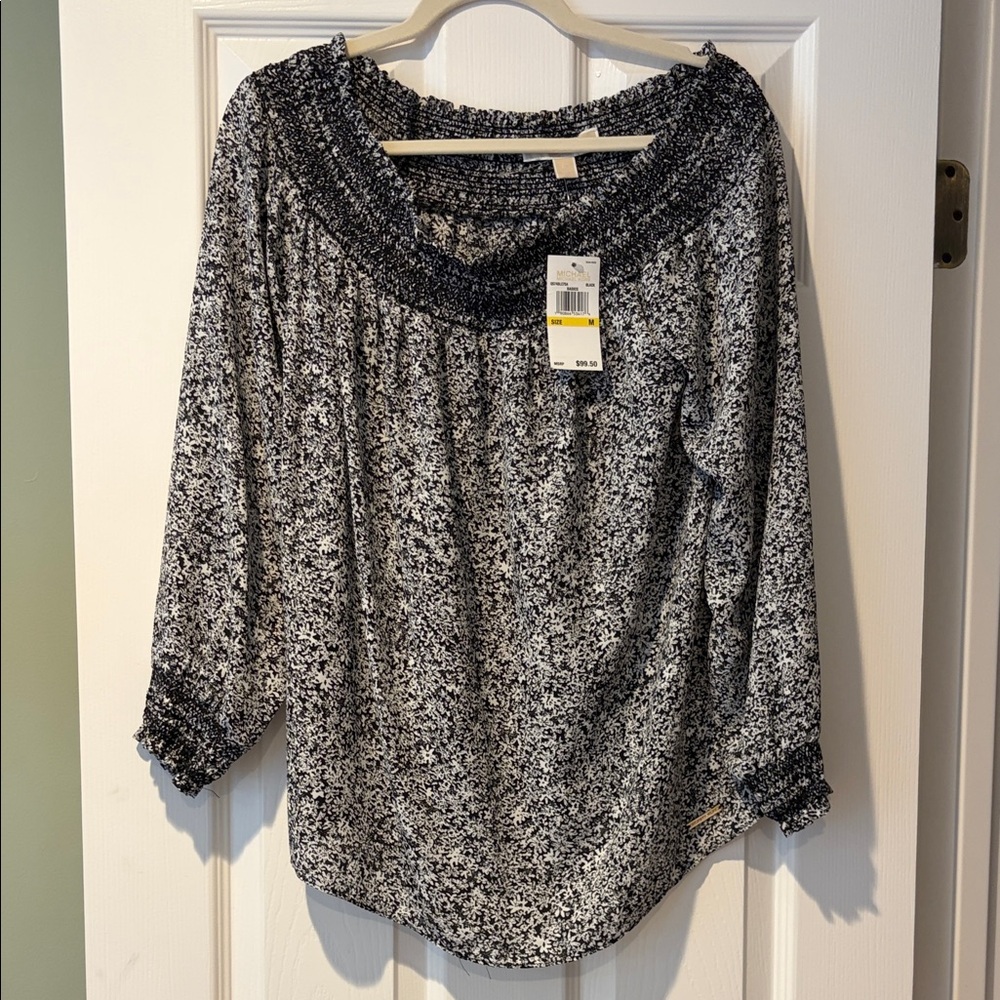 Michael Kors Black and White Top